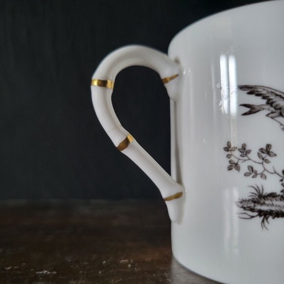 Vintage Royal Worcester Fine Bone China England Pheasant Demitasse Cup & Saucer - Picture 7 of 11